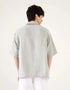 MUSLIN OVERSIZED PATCH POCKET OVERSHIRT